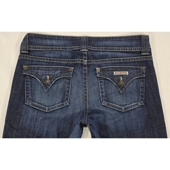 Hudson Womens Jeans Signature Petite Bootcut Mid Rise Flap Pockets Elm Size 31 - Picture 6 of 16